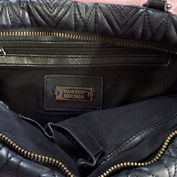 Badgley Mischka black studded purse - Picture 4 of 8